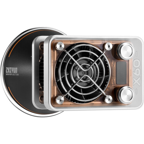 Zhiyun MOLUS X60RGB RGB LED Monolight (Combo Kit, Light Silver) - Image 4